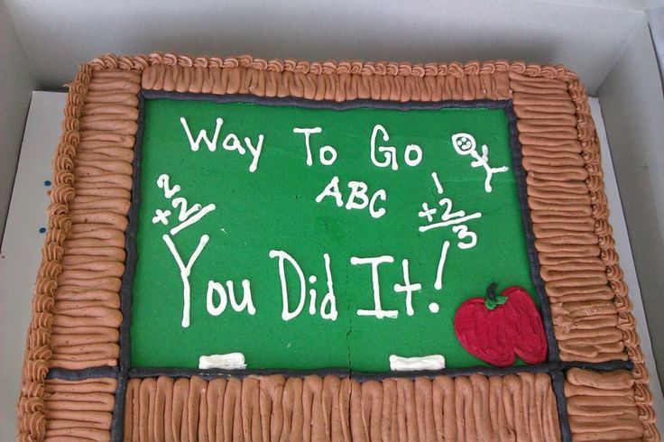 End of School Year Cake