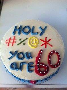 Funny 60th Birthday Cake Ideas