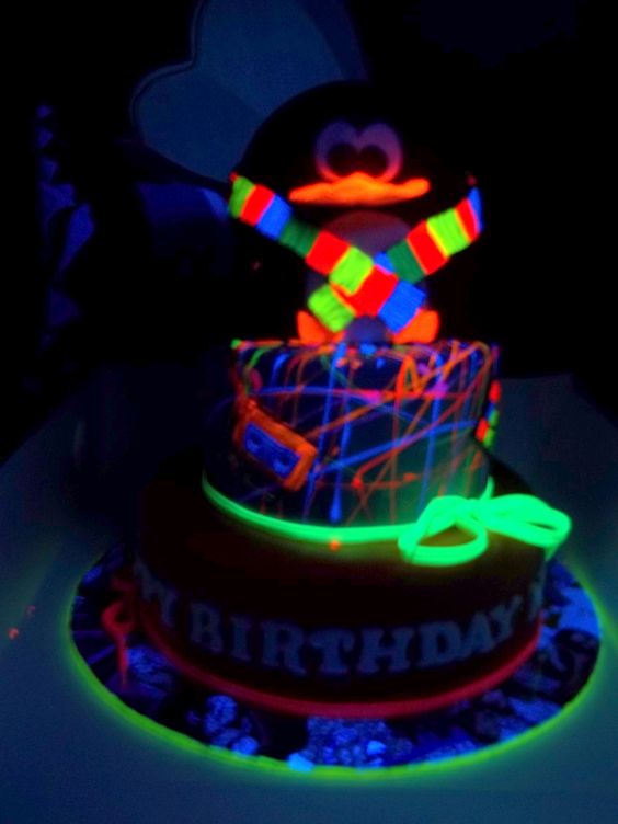 Glow in the Dark Cake Decorations