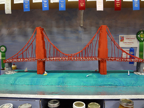 Golden Gate Bridge Cake