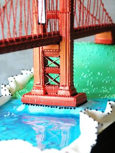 Golden Gate Bridge Cake