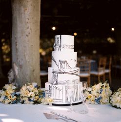 Golden Gate Bridge Cake