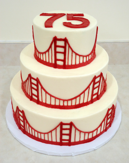 Golden Gate Bridge Cake