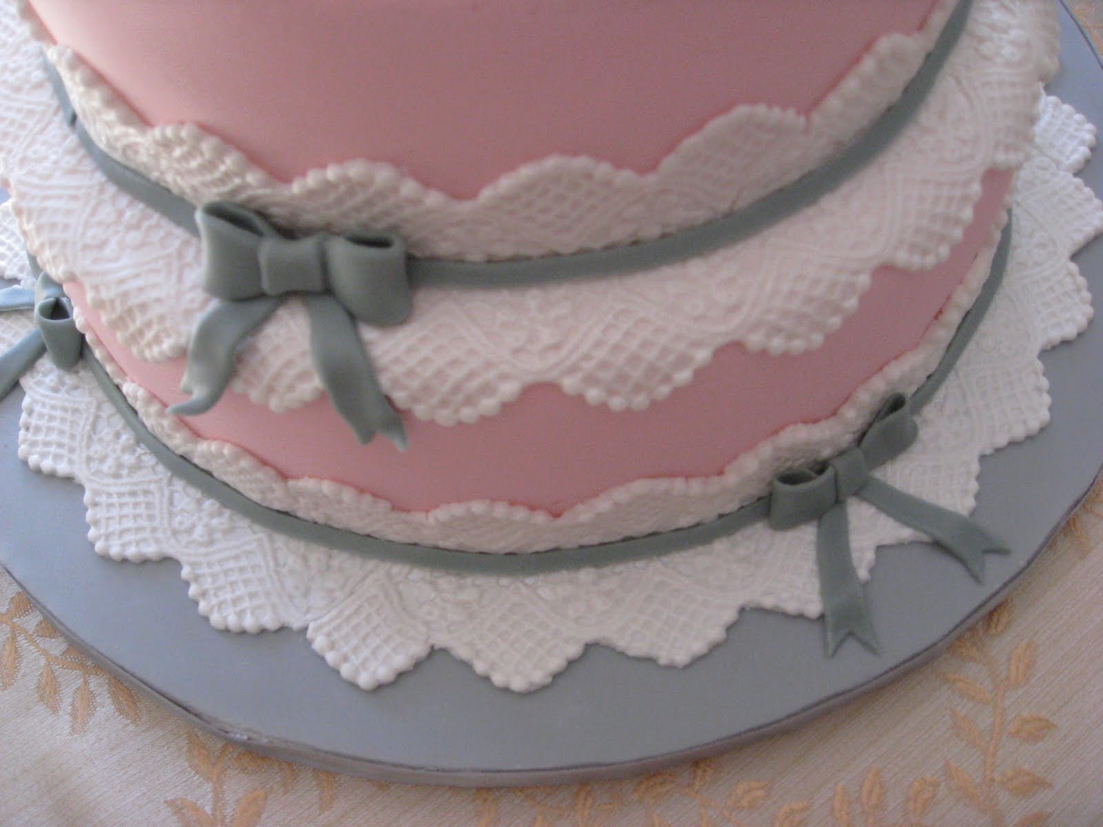 Lace Fondant Mold Cake