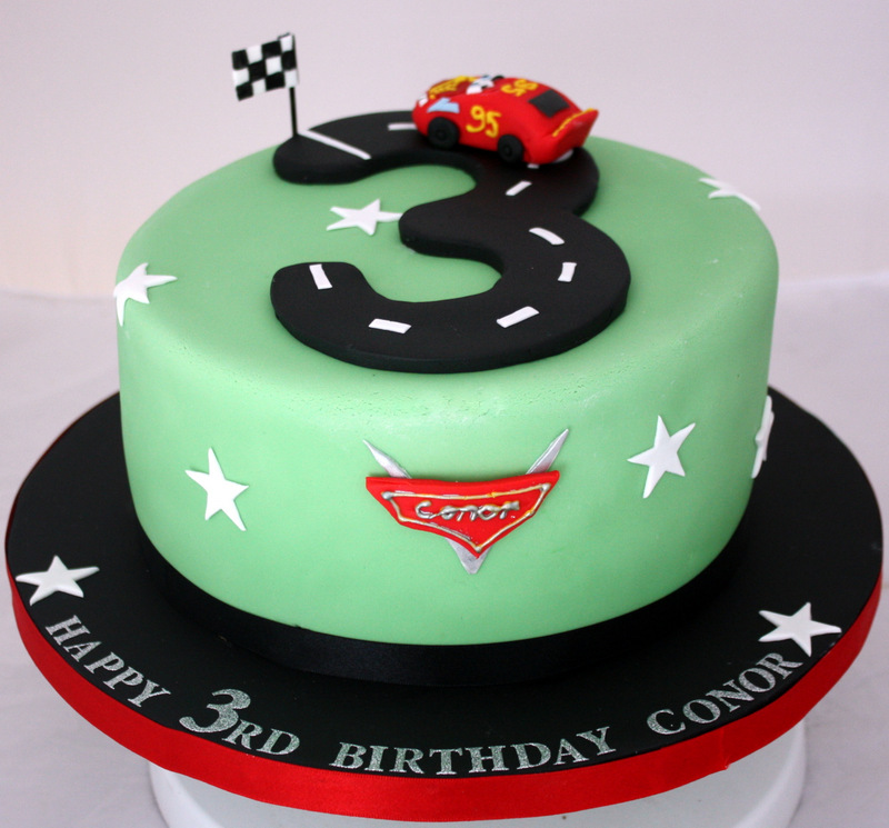 Lightning McQueen Birthday Cake