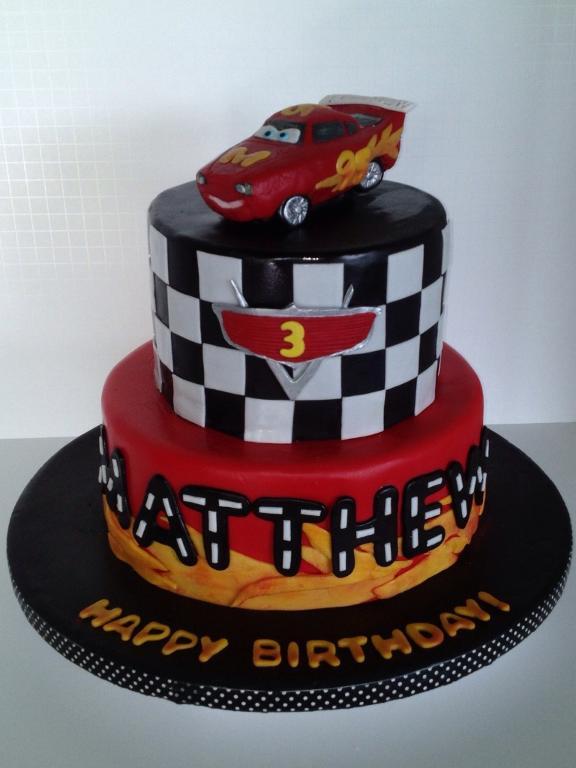 Lightning McQueen Birthday Cake