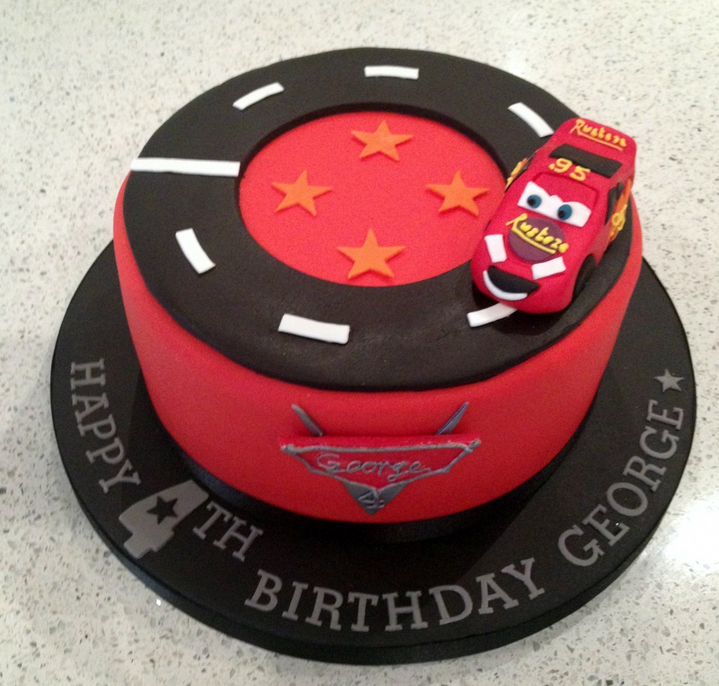 Lightning McQueen Cake