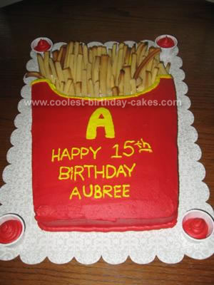 McDonald's French Fries Cake