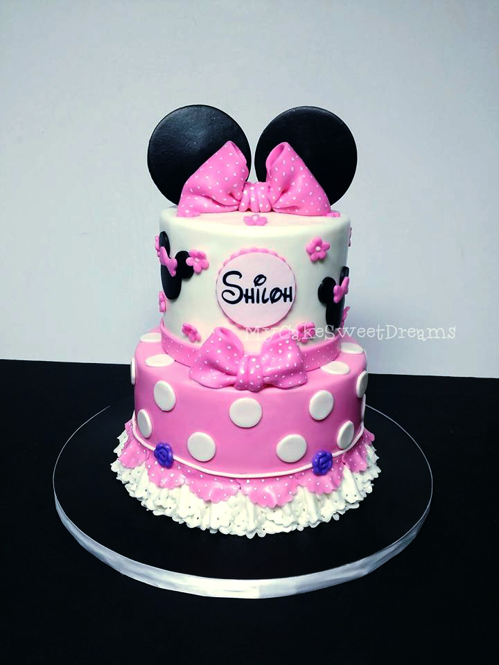 Minnie Mouse 1st Birthday Cake