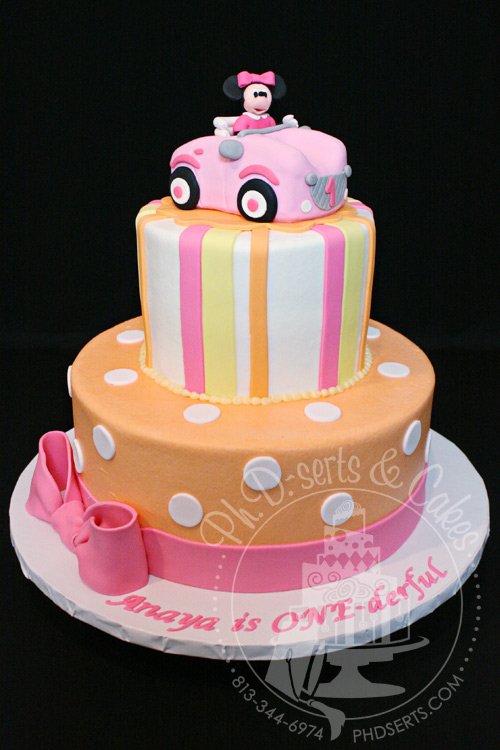 Minnie Mouse 1st Birthday Cake