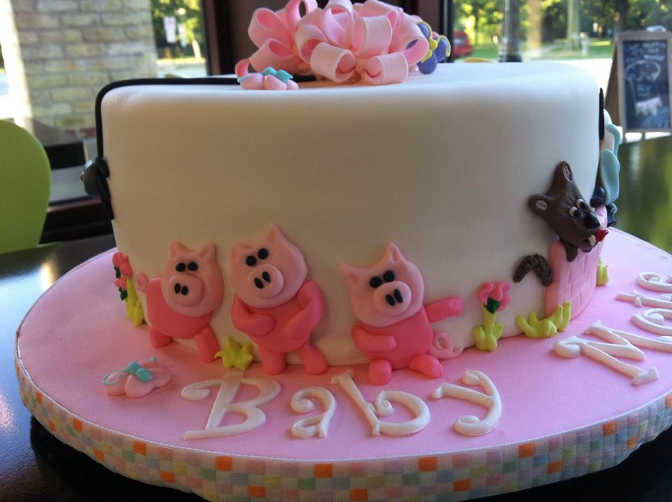 Nursery Rhyme Theme Baby Shower Cake