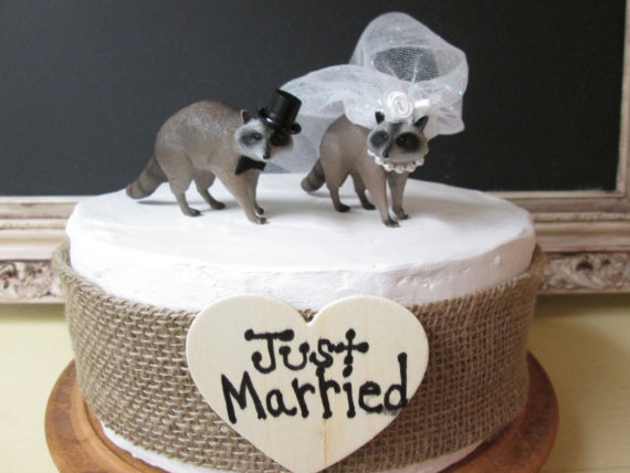 Rustic Wedding Cake Topper