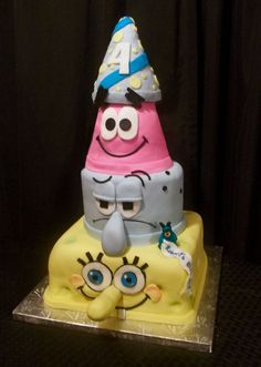 Spongebob Birthday Cake