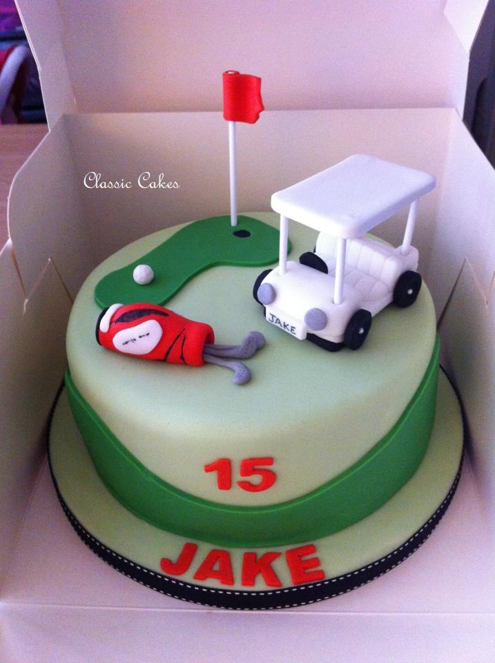 Golf Birthday Cake