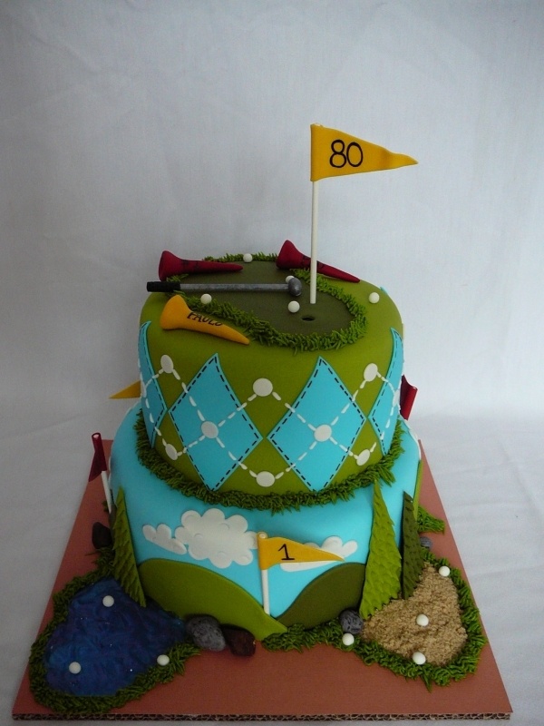 Golf Birthday Cake