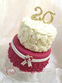 9 Photos of 20 Year Wedding Anniversary Cakes