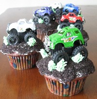 13 Photos of Truck Birthday Cupcakes For Boys